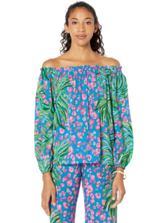Blakely Long Sleeve Off-the-Shoulder Lilly Pulitzer