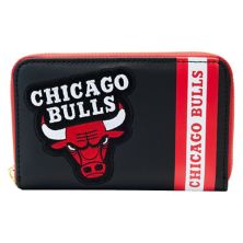 Loungefly Chicago Bulls Patches Zip-Around Wallet Unbranded
