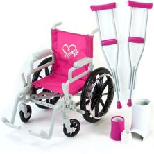 Sophia's   Doll  Wheelchair & Crutch Set Sophia's