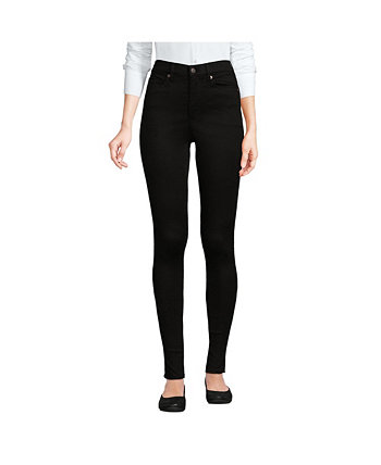 Women's High Rise Stretch Denim Skinny Jeans Lands' End