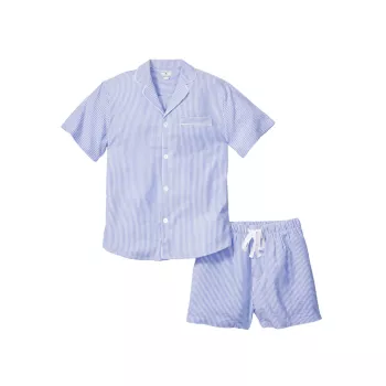 Seersucker Short Pajama Set Petite Plume