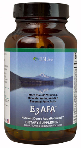 E3Live E3AFA® — 400 мг — 120 вегетарианских капсул E3Live