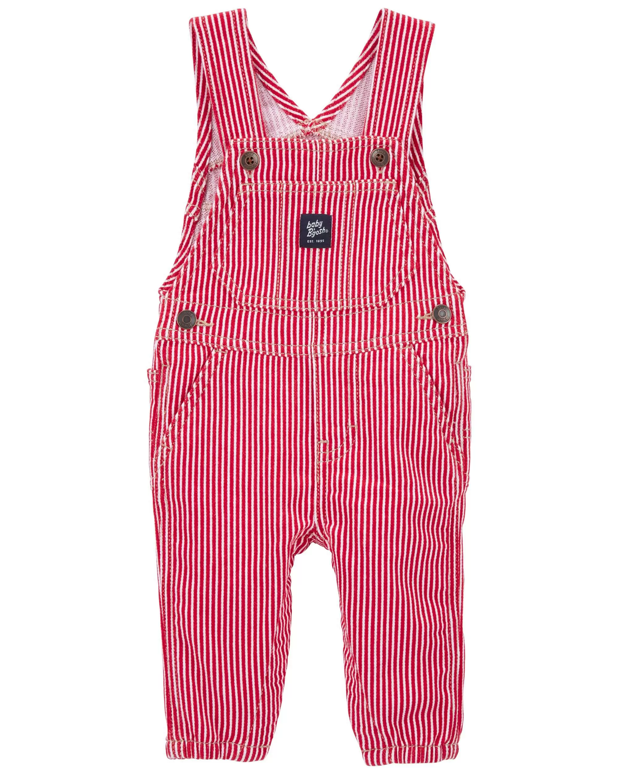 Baby Stretchy Hickory Stripe Overalls Carter's