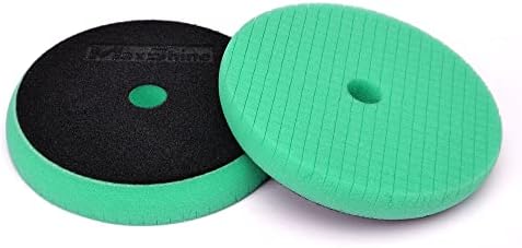 Maxshine 3” Hook & Loop Cross Cut Polishing Foam Pad for Cutting - DA and Rotary Polisher Compatible, Scientifically Designed Cross Cut for Heat Absorption, Efficient Delivery of Compounds Maxshine