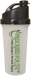 Prescribed for Life Shaker Cup - 24oz BPA-Free PFL Protein Powder Shaker Cup - Guaranteed Leak Proof, 1 Unit Prescribed For Life