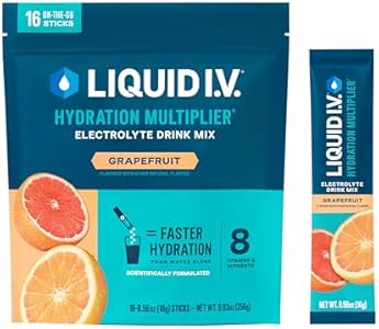 Liquid I.V.® Hydration Multiplier - Acai Berry | Electrolyte Powder Drink Mix | 1 Pack (16 Servings) Liquid I.V.