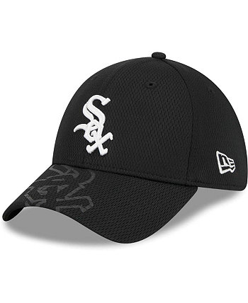 Мужская черная кепка Chicago White Sox с козырьком 39THIRTY Flex Hat New Era