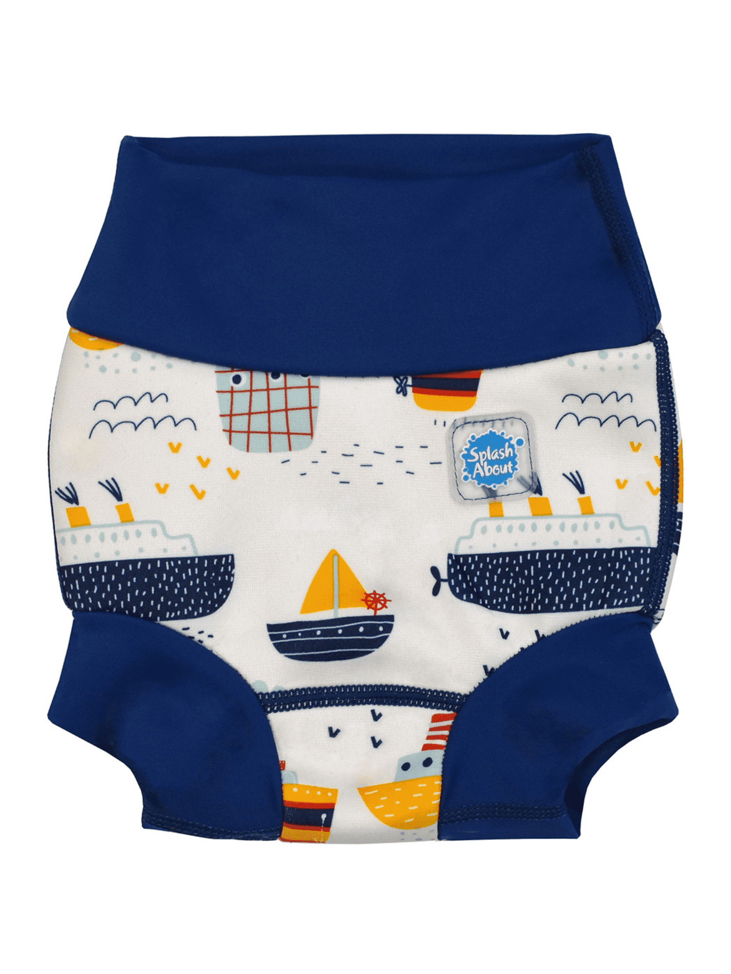 Splash About Boy's Happy Nappy™ Reusable Swim Diaper, Tug Boats, 6-12 Months Splash About