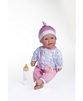 Кукла La Baby 14,3 дюйма с мягким телом, комплект из трех предметов, с соской и набором волшебных бутылочек JC Toys