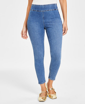Женские укороченные джинсы скинни без застежек, созданные для Macy's I.N.C. International Concepts