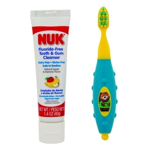 NUK Grins & Giggles Toddler Toothbrush Set 12m+, 1-Pack NUK