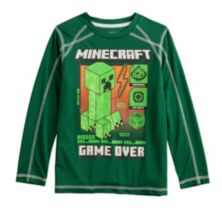 Boys 4-12 Jumping Beans® Minecraft Creeper Long Sleeve Graphic Tee Jumping Beans