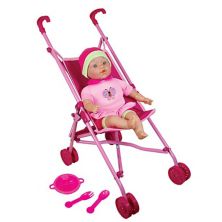Набор коляски Lissi Doll с зонтиком 16 дюймов. Кукла Lissi