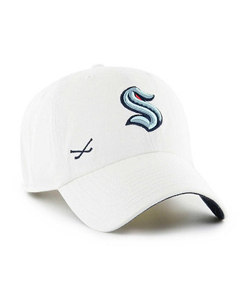 Женская белая регулируемая шляпа Seattle Kraken Confetti Clean Up '47 Brand