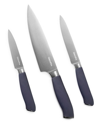 Титановый набор ножей из трех предметов Greenpan