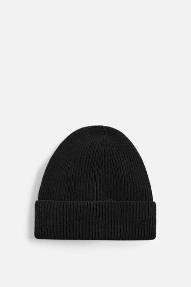 Шапка бини ZARA WOOL BLEND KNIT HAT ZARA