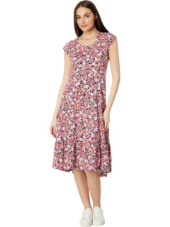 Женское платье midi с цветочным принтом от Tommy Hilfiger Tommy Hilfiger
