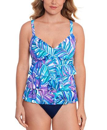 Women's Tummy-Control Faux-Tankini One-Piece Swimsuit, Created For Macy's Swim Solutions