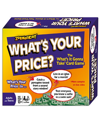 Карточная игра «Какова ваша цена» Zobmondo