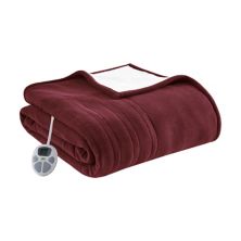 Serta® Fleece to Sherpa Heated Blanket Serta
