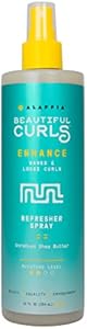 Alaffia Beautiful Curls Curl Enhance Refresher Spray, Wavy to Curly Hair Products, No Sulfates with Shea Butter & Essential Oils, Calendula and Aloe, 12 Fl Oz Alaffia