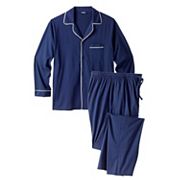 KingSize Men's Big & Tall Long Sleeve Pajama Set KingSize