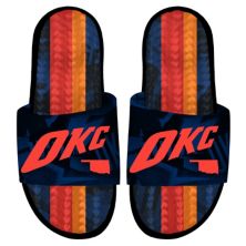 Men's ISlide  Black Oklahoma City Thunder 2023/24 City Edition Gel Slide Sandals Unbranded