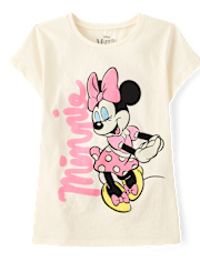 Girls Minnie Mouse Graphic Tee The Children`s Place