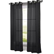 Wanda Box Voile Light Filtering One Grommet Curtain Panel RT Design