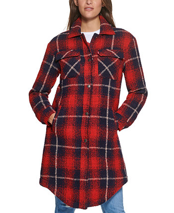 Женская куртка-рубашка в клетку на флисовой подкладке, созданная для Macy's Levi's®