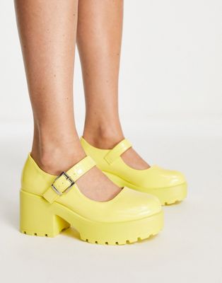 Koi Footwear Туфли на каблуке Tira желтого цвета - ЖЕЛТЫЙ Koi Footwear