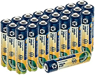 Synergy Digital AAA Batteries, 12-Pack, Ultra High Capacity, Triple A Rechargeable Batteries (Ni-MH, 1.25V, 1000 mAh) Synergy Digital