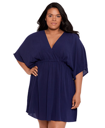 Пляжное платье-туника больших размеров LAUREN Ralph Lauren