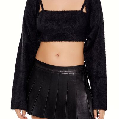 Cardigan Sweater & Cropped Cami Set Forever21