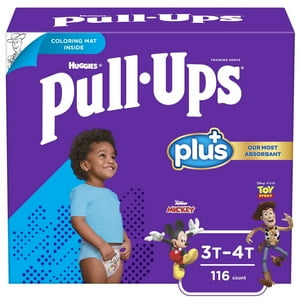 Pull-Ups Boys' Learning Designs Training Pants, 3T-4T, 116 Ct Pull-Ups