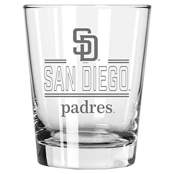 The Memory Company San Diego Padres 15oz. Double Old Fashioned Glass The Memory Company