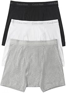 Calvin Klein underwear Men's Cotton Classic Fit 3-Pack Knit Boxers Calvin Klein