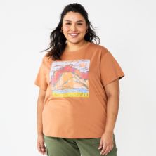 Свободная футболка с рисунком Sonoma Goods For Life® больших размеров SONOMA