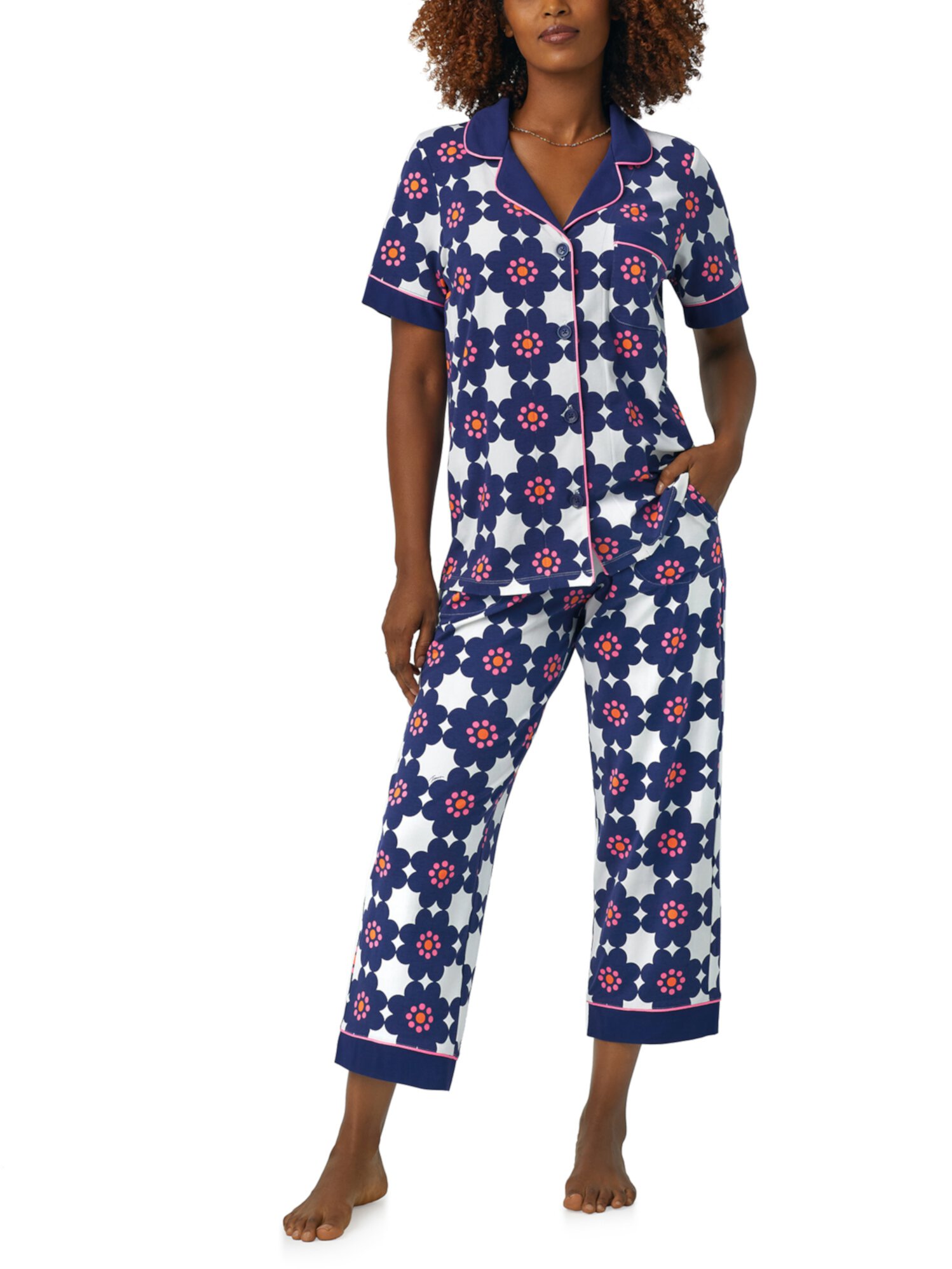 Укороченная пижама с короткими рукавами Trina Turk x Bedhead BedHead