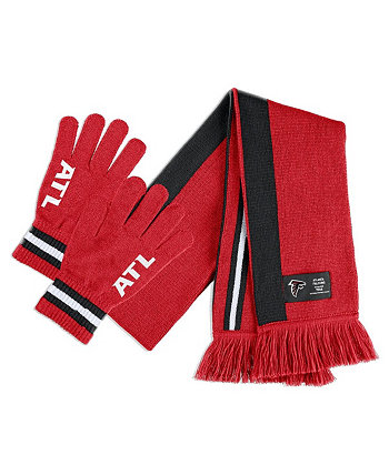 Женский комплект из шарфа и перчаток Atlanta Falcons WEAR by Erin Andrews