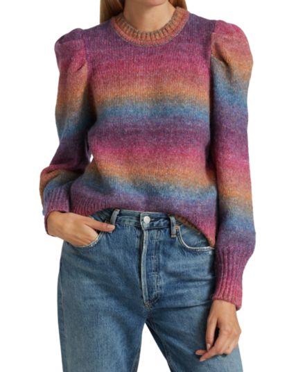 Полосатый свитер с пышными рукавами Design History