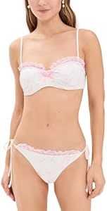 LOVESHACKFANCY Women's Tallie Bikini Set Loveshackfancy