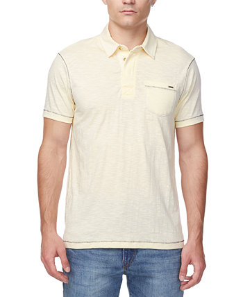 Мужская рубашка-поло прямого кроя с фактурным карманом Kasper Buffalo