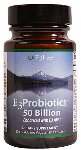 E3Live E3Probiotics™ 50 миллиардов — 400 мг — 30 вегетарианских капсул E3Live