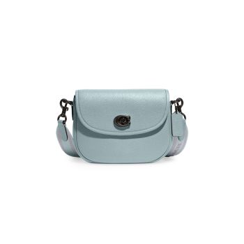 Willow Leather Saddle Bag COACH