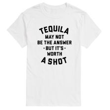 Big & Tall Tequila May Not Be The Answer Graphic Tee License