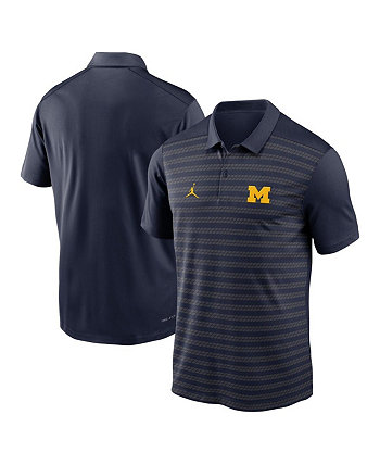 Мужское поло Michigan Wolverines 2024 от Jordan с короткими рукавами и технологией Dri-Fit Jordan