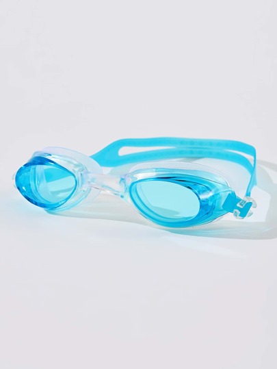 Плавательные очки с удлиненной силиконовой повязкой SHEIN