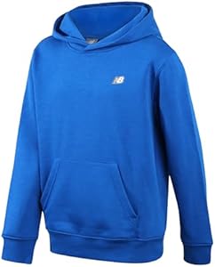 New Balance Boys' Hoodie - Soft Cotton Blend Fleece Active Pullover Hooded Sweatshirt - Athletic Hoodies for Boys (2T- 20) New Balance