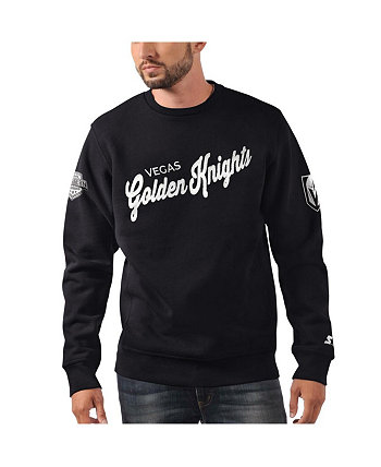 Мужской пуловер в клетку Black Ice Black Vegas Golden Knights x NHL Starter